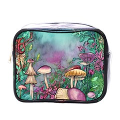 Enchanted Champignon Mini Toiletries Bag (one Side) by GardenOfOphir