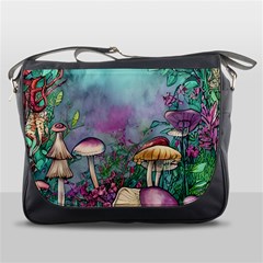 Enchanted Champignon Messenger Bag by GardenOfOphir