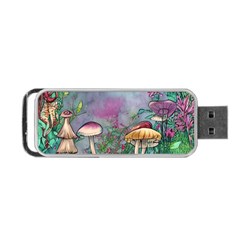 Enchanted Champignon Portable Usb Flash (two Sides) by GardenOfOphir