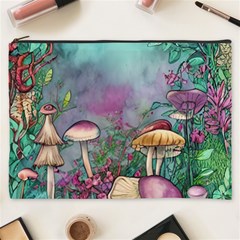 Enchanted Champignon Cosmetic Bag (xxxl) by GardenOfOphir