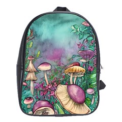 Enchanted Champignon School Bag (xl) by GardenOfOphir