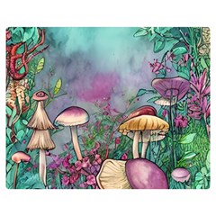 Enchanted Champignon Premium Plush Fleece Blanket (medium) by GardenOfOphir