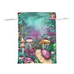 Enchanted Champignon Lightweight Drawstring Pouch (s) by GardenOfOphir