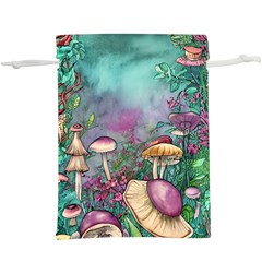 Enchanted Champignon Lightweight Drawstring Pouch (xl) by GardenOfOphir