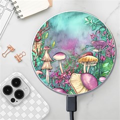 Enchanted Champignon Wireless Fast Charger(white) by GardenOfOphir