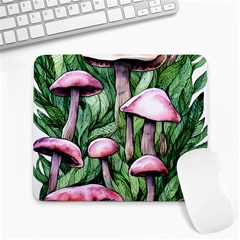 Charm Of The Toadstool Large Mousepad by GardenOfOphir