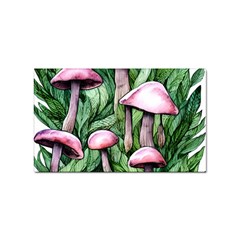 Charm Of The Toadstool Sticker (rectangular) by GardenOfOphir