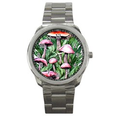 Charm Of The Toadstool Sport Metal Watch by GardenOfOphir