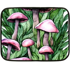 Charm Of The Toadstool Fleece Blanket (mini) by GardenOfOphir