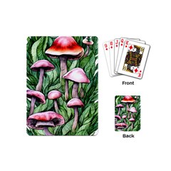 Charm Of The Toadstool Playing Cards Single Design (mini) by GardenOfOphir