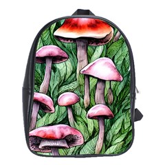 Charm Of The Toadstool School Bag (xl) by GardenOfOphir