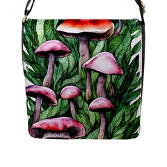 Charm Of The Toadstool Flap Closure Messenger Bag (l) by GardenOfOphir