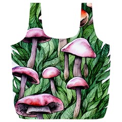 Charm Of The Toadstool Full Print Recycle Bag (xl) by GardenOfOphir