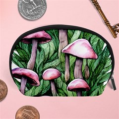 Charm Of The Toadstool Accessory Pouch (large) by GardenOfOphir