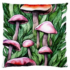 Charm Of The Toadstool Standard Premium Plush Fleece Cushion Case (one Side) by GardenOfOphir