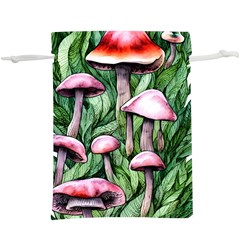 Charm Of The Toadstool Lightweight Drawstring Pouch (xl) by GardenOfOphir