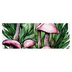 Charm Of The Toadstool Banner And Sign 8  X 3  by GardenOfOphir