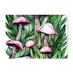 Charm Of The Toadstool Crystal Sticker (a4) by GardenOfOphir