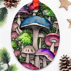 Necromancy Of The Mushroom Ornament (Oval)