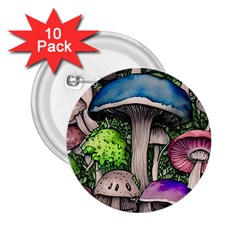 Necromancy Of The Mushroom 2.25  Buttons (10 pack) 