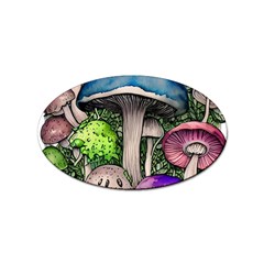 Necromancy Of The Mushroom Sticker (Oval)