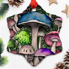 Necromancy Of The Mushroom Ornament (Snowflake)