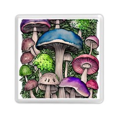 Necromancy Of The Mushroom Memory Card Reader (square) by GardenOfOphir