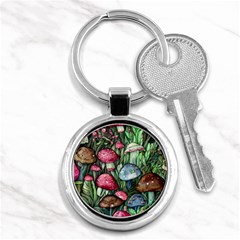 Magicians  Mushrooms Key Chain (round) by GardenOfOphir