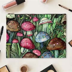 Magicians  Mushrooms Cosmetic Bag (xl) by GardenOfOphir