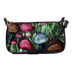 Magicians  Mushrooms Shoulder Clutch Bag by GardenOfOphir