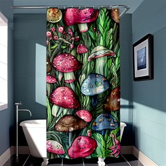 Magicians  Mushrooms Shower Curtain 36  X 72  (stall)  by GardenOfOphir