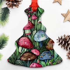 Magicians  Mushrooms Christmas Tree Ornament (two Sides) by GardenOfOphir