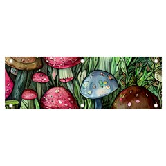 Magicians  Mushrooms Banner And Sign 6  X 2  by GardenOfOphir