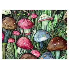 Magicians  Mushrooms Premium Plush Fleece Blanket (extra Small) by GardenOfOphir