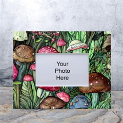 Magicians  Mushrooms White Tabletop Photo Frame 4 x6 