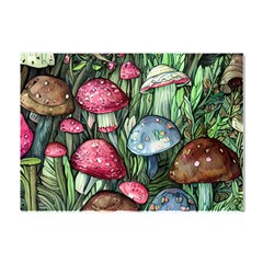 Magicians  Mushrooms Crystal Sticker (a4) by GardenOfOphir