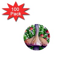 Conjuring Charm Of The Mushrooms 1  Mini Buttons (100 Pack) 