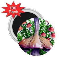 Conjuring Charm Of The Mushrooms 2 25  Magnets (100 Pack)  by GardenOfOphir