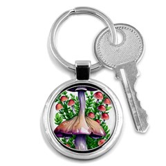 Conjuring Charm Of The Mushrooms Key Chain (round) by GardenOfOphir