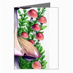 Conjuring Charm Of The Mushrooms Greeting Cards (pkg Of 8) by GardenOfOphir