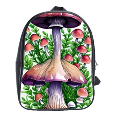 Conjuring Charm Of The Mushrooms School Bag (large) by GardenOfOphir