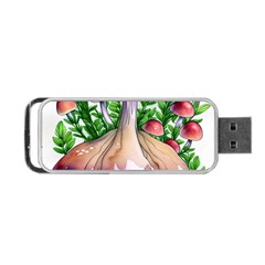 Conjuring Charm Of The Mushrooms Portable Usb Flash (one Side) by GardenOfOphir