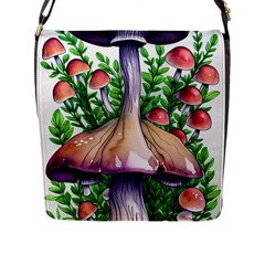 Conjuring Charm Of The Mushrooms Flap Closure Messenger Bag (l) by GardenOfOphir