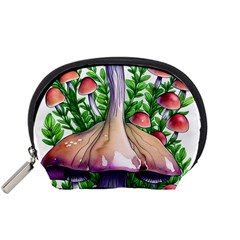 Conjuring Charm Of The Mushrooms Accessory Pouch (small) by GardenOfOphir