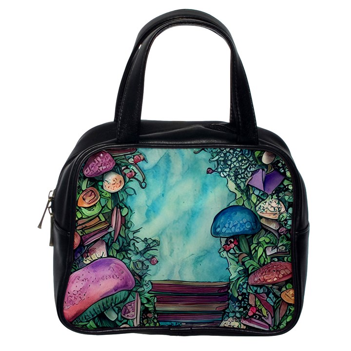 Sorcery And Spellwork With Mushrooms Classic Handbag (One Side)