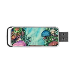 Sorcery And Spellwork With Mushrooms Portable Usb Flash (one Side) by GardenOfOphir