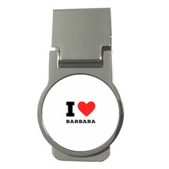 I Love Barbara Money Clips (round)  by ilovewhateva