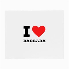 I Love Barbara Small Glasses Cloth (2 Sides) by ilovewhateva