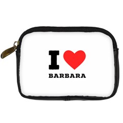 I Love Barbara Digital Camera Leather Case