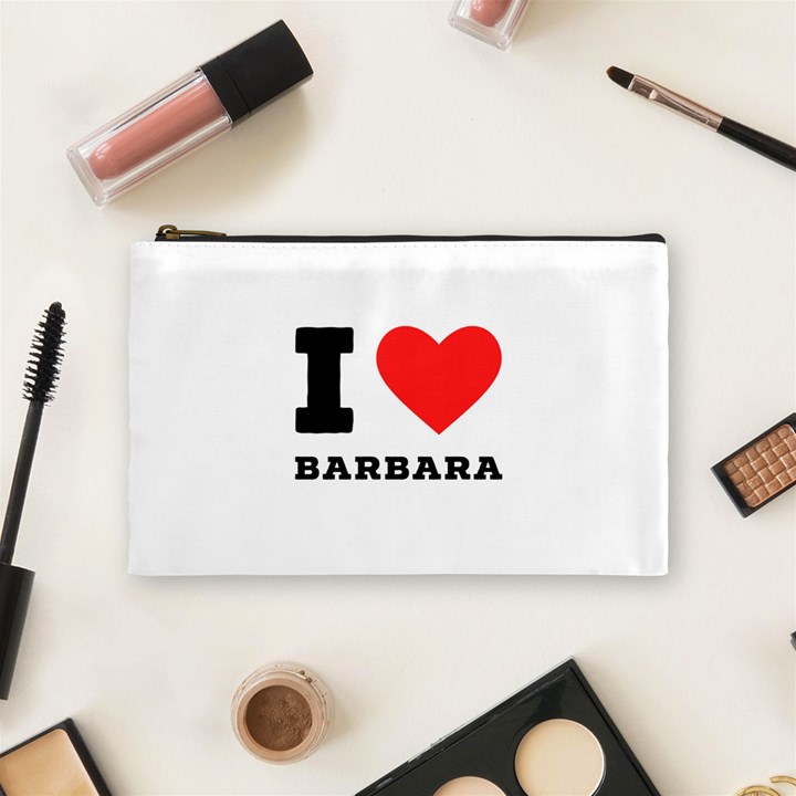 I love barbara Cosmetic Bag (Medium)